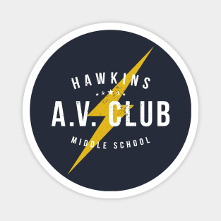 Hawkins A.V. Club (aged look) Magnet